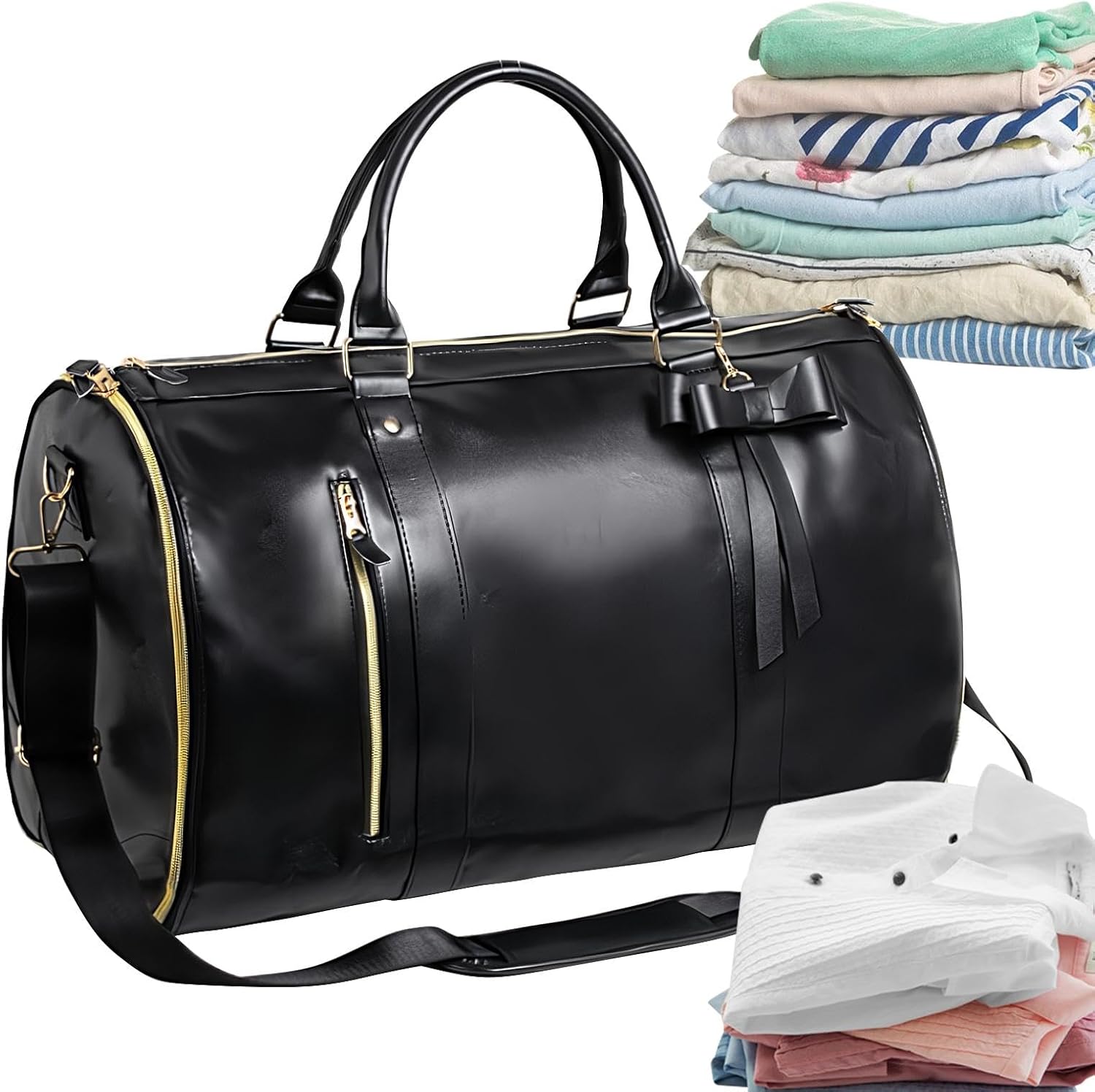 3 in 1 Garment Duffle Bag | Panther Black