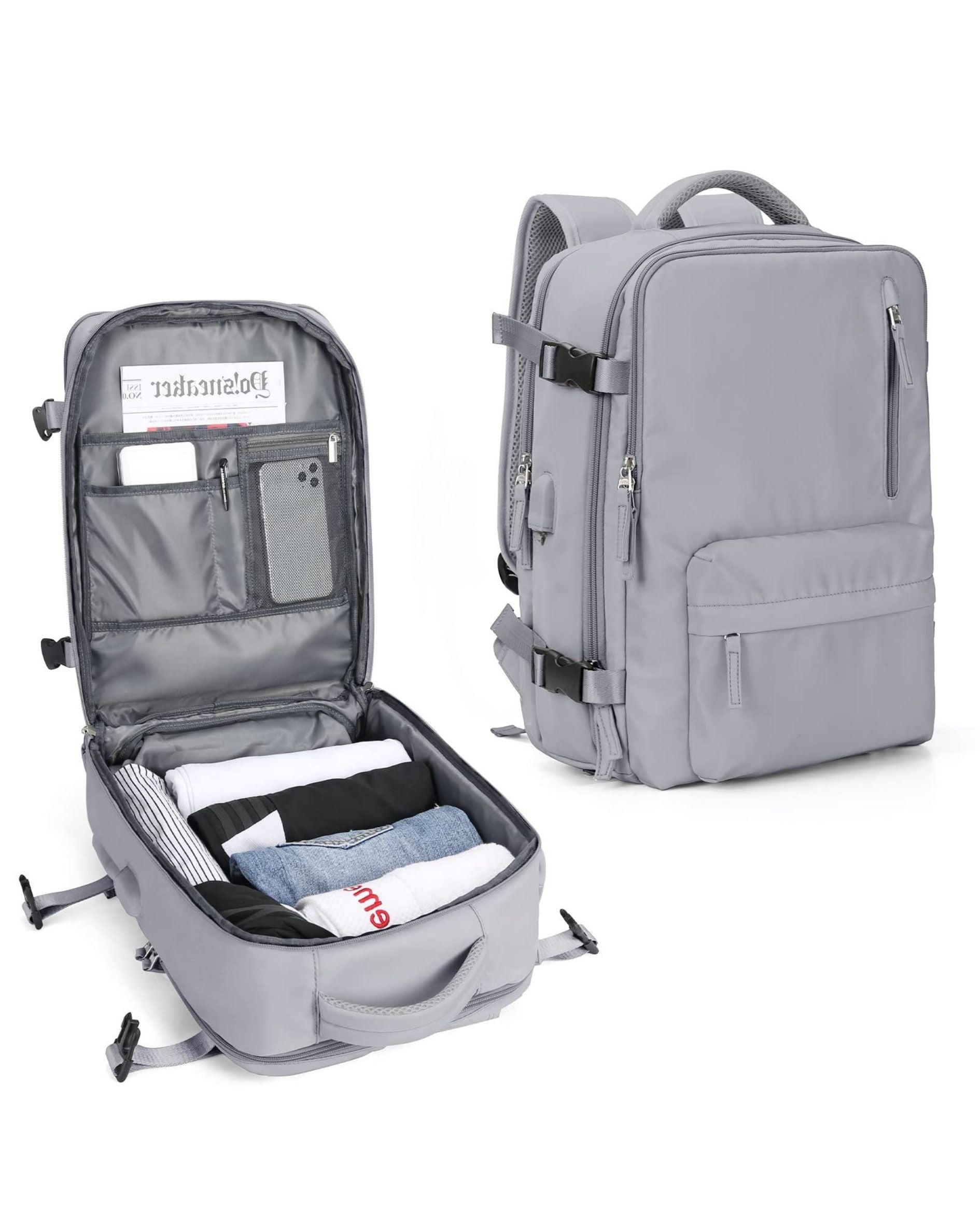 Travel Bag Pack for Genz Travelers! Panther Grey