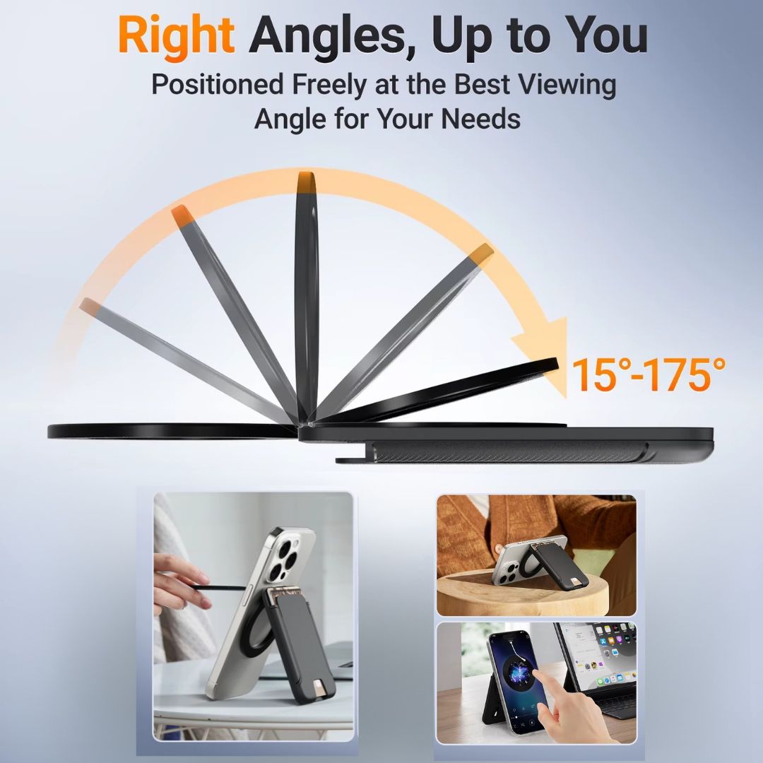 UrbanClaw MagSafe Wallet | 3-Card Magnetic Wallet Stand for iPhone