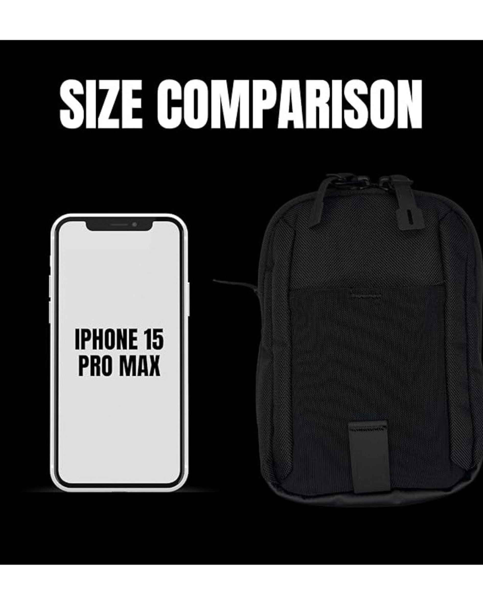 Magnetic Gym Sling Bag With Mobile Phone and Bottle Holder