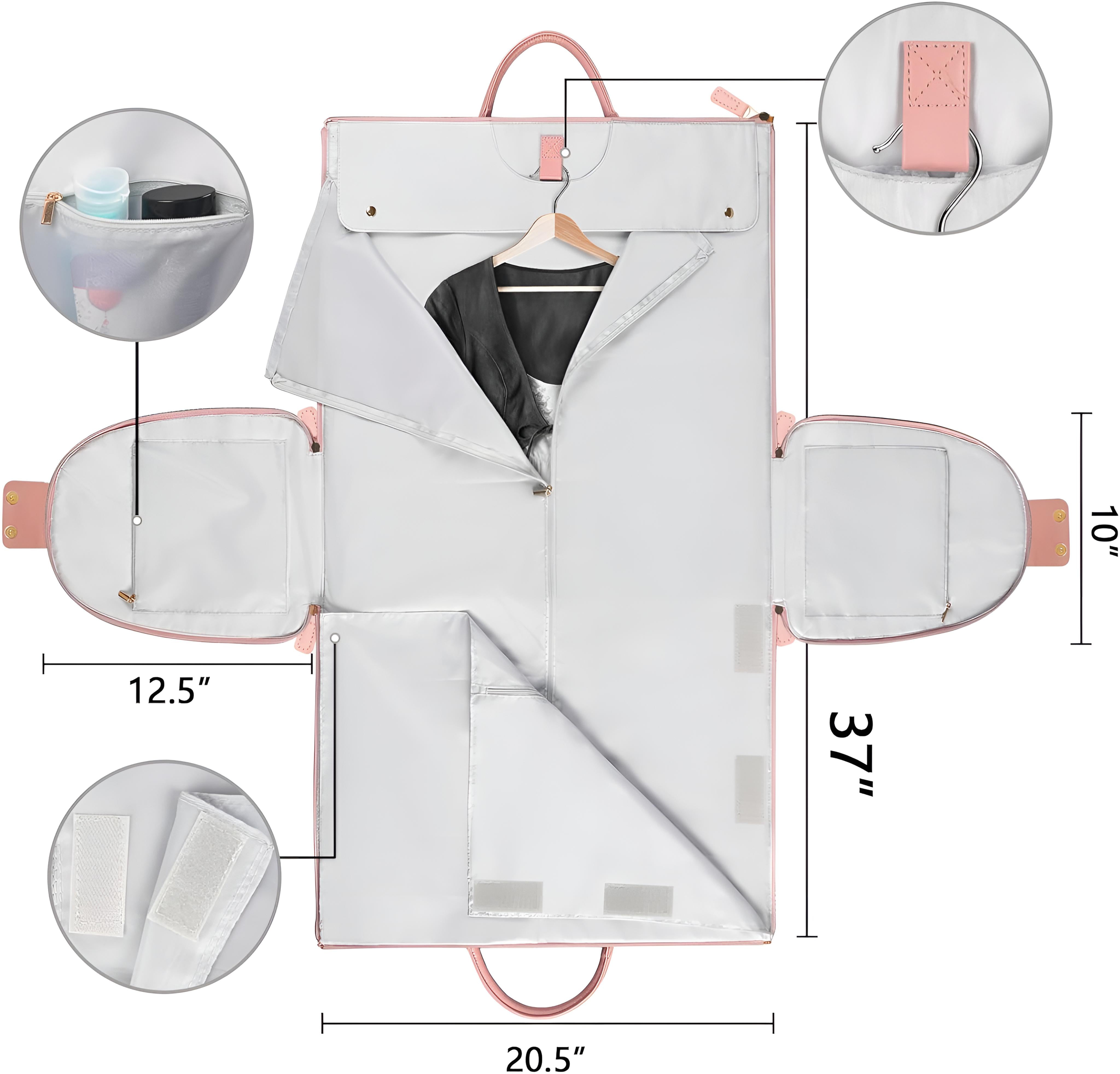 3 in 1 Garment Duffle Bag | Panther Pink