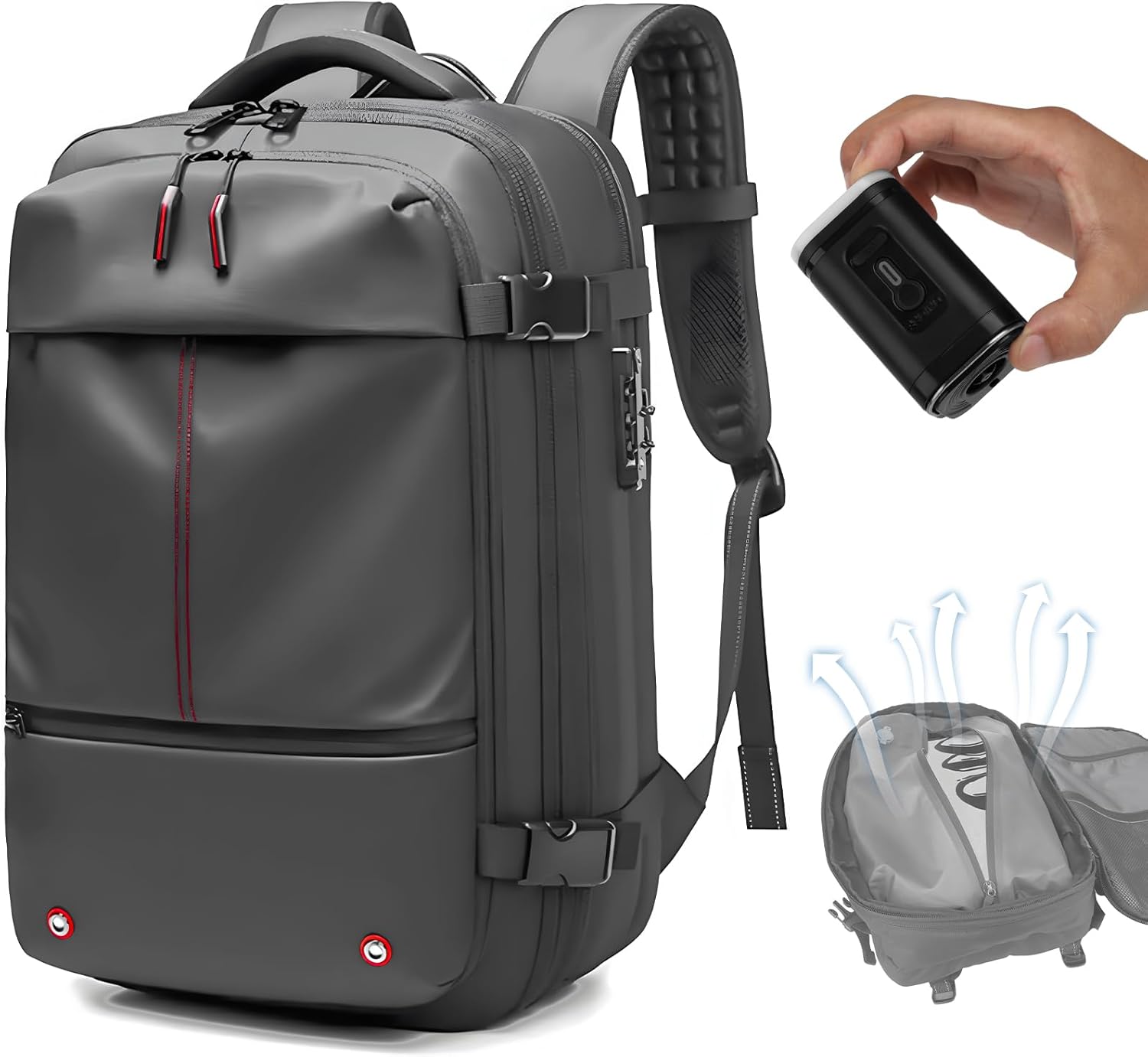 Air Vacuum Travel Bag Pack With Air Pump 45L