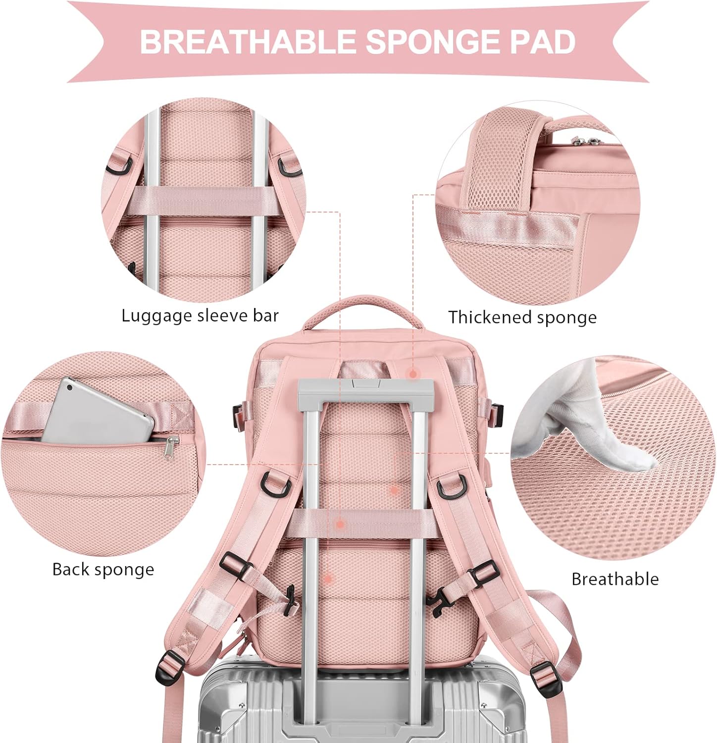 Travel Bag Pack for Genz Travelers! Panther Pink