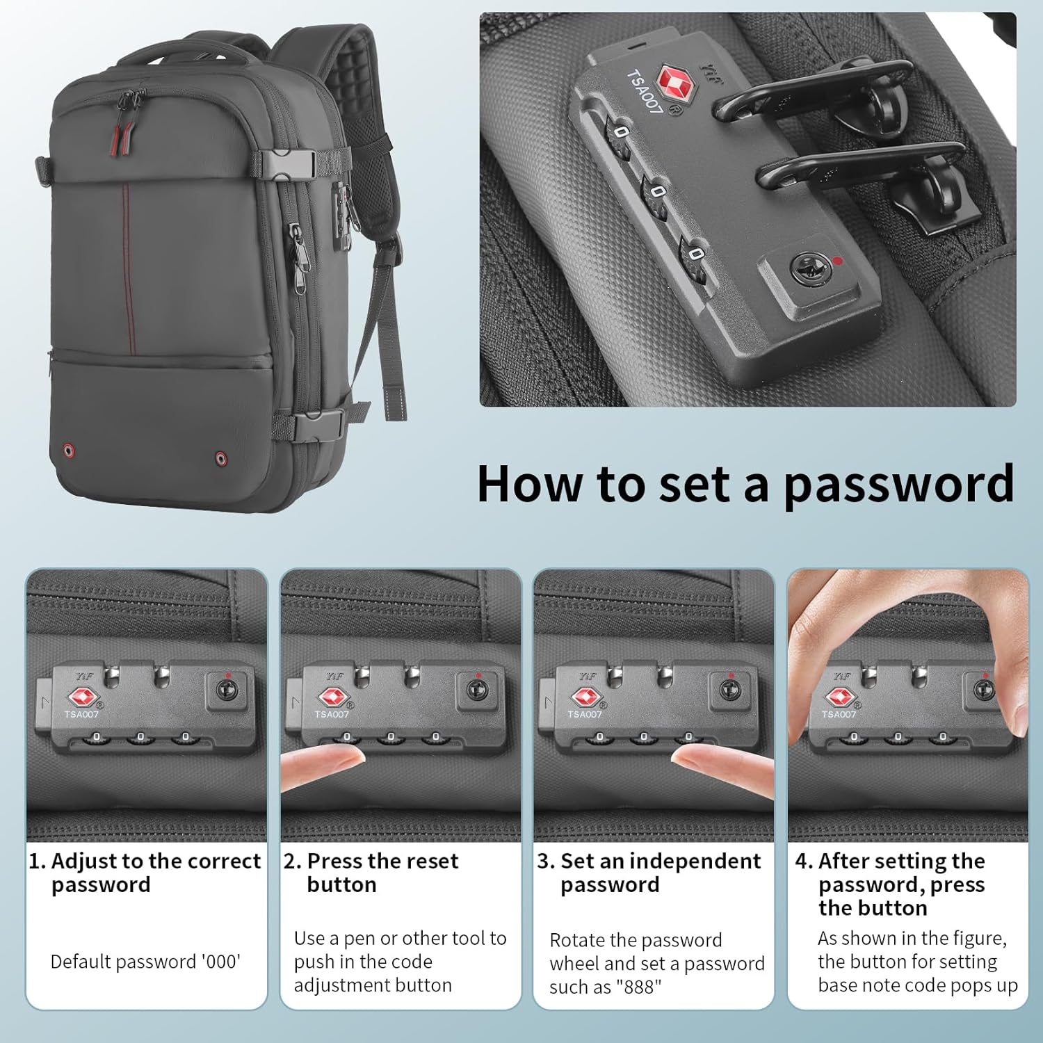 Air Vacuum Travel Bag Pack With Air Pump 45L