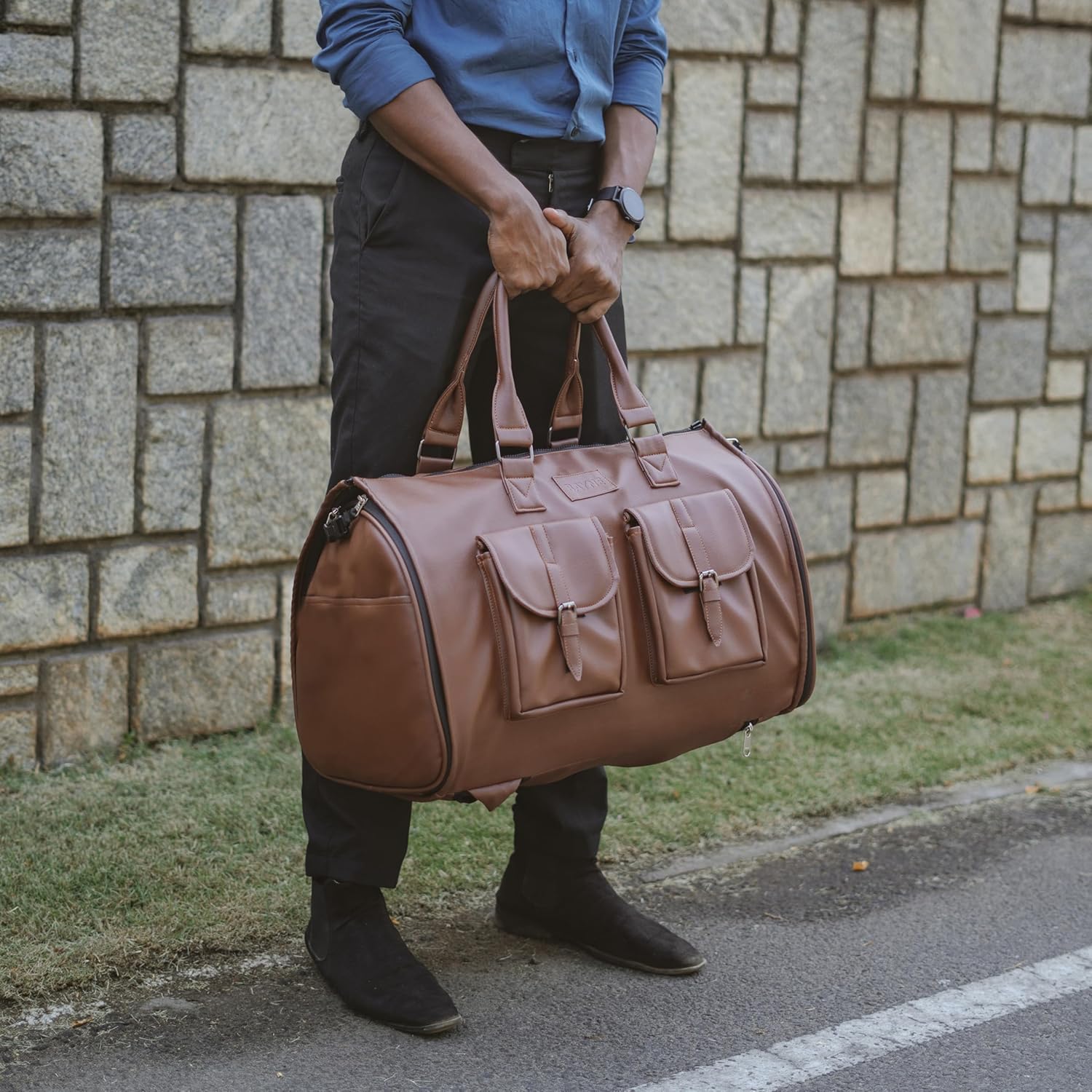 3 in 1 Garment Duffle Bag | Panther Brown