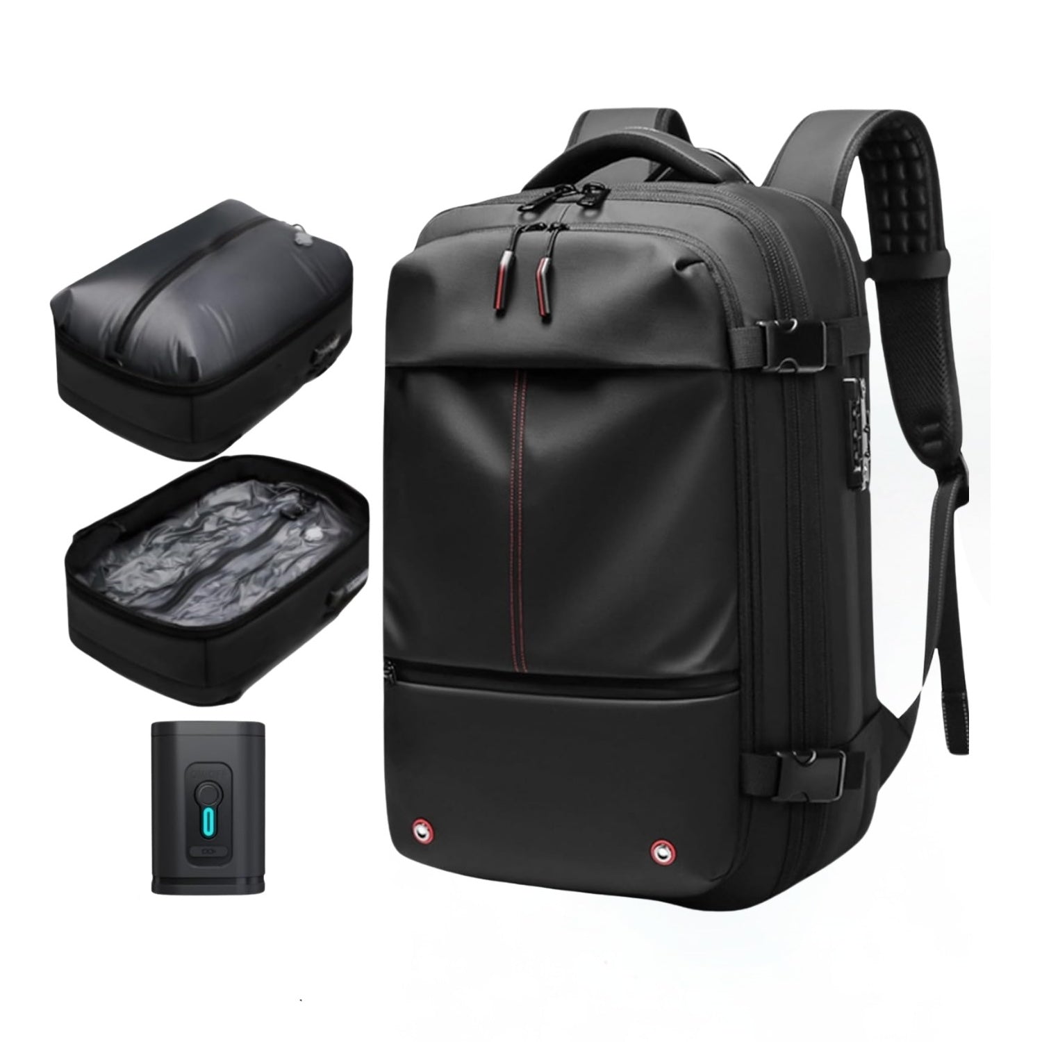 Air Vacuum Travel Backpack with Air Pump 45L