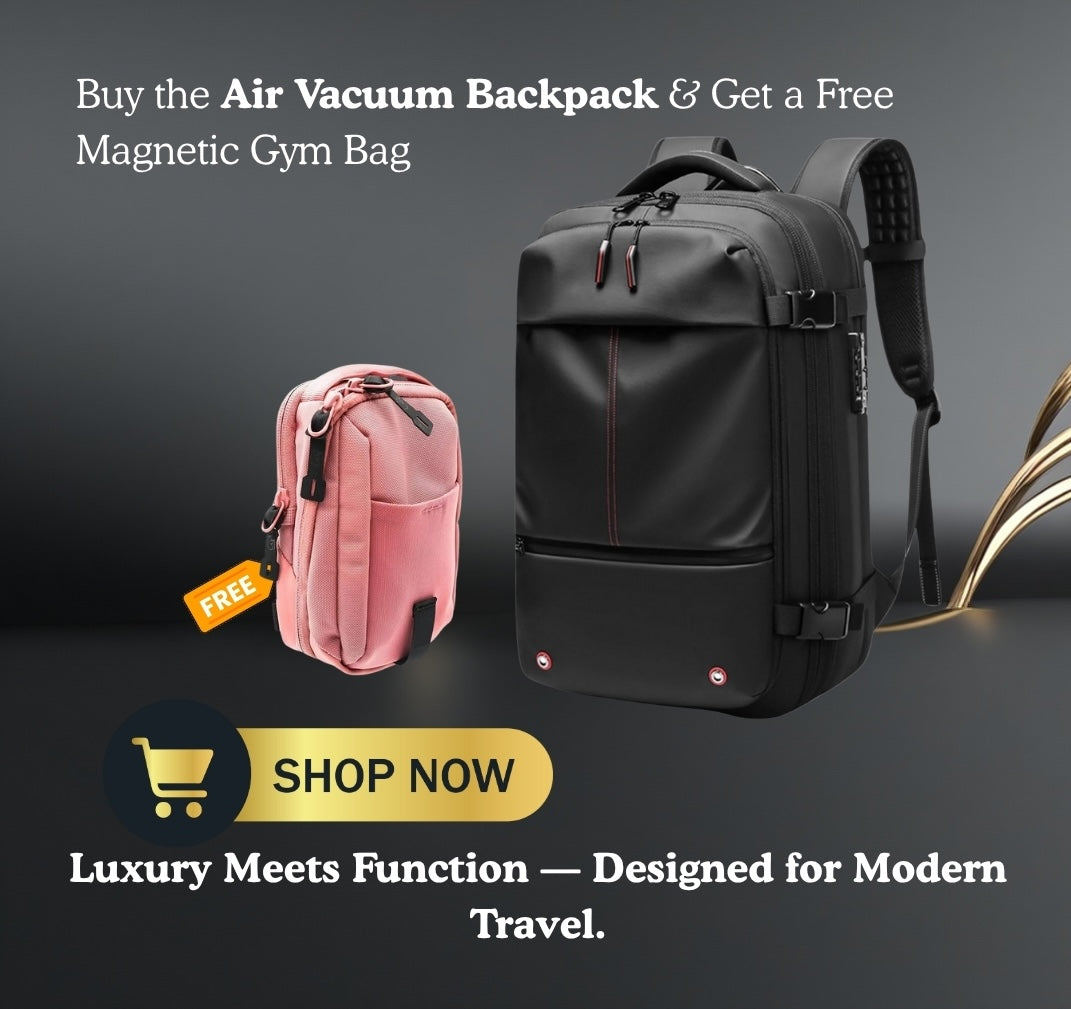 Air Vacuum Travel Bag Pack With Air Pump 45L