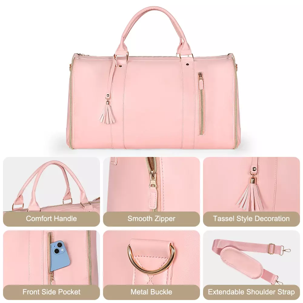 3 in 1 Garment Duffle Bag | Panther Pink